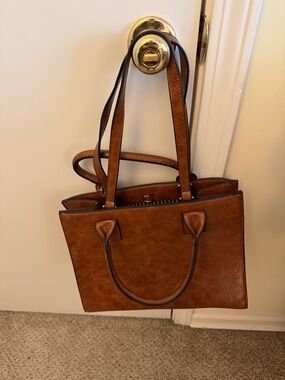 Classic Brown Women's Leather Tote Bag
